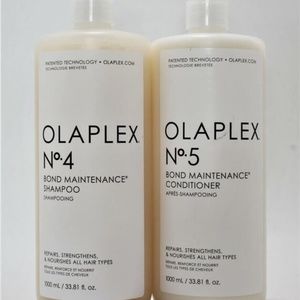 OLAPLEX Bond Maintenance Shampoo No. 4 & Conditioner No. 5 liter/33.8oz Duo.